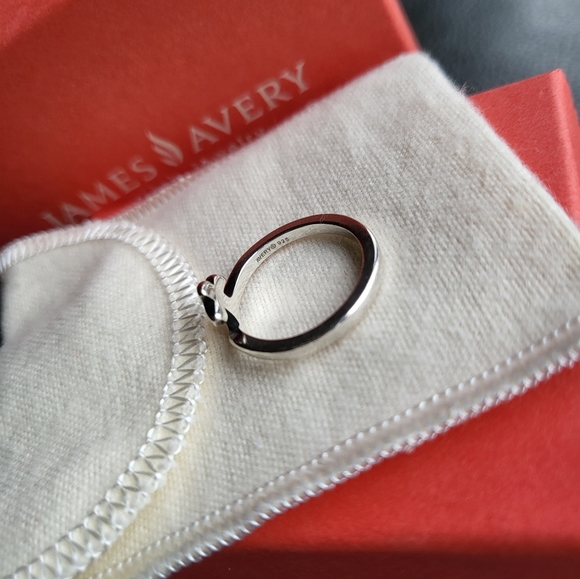 James Avery Script Initial 't' Sterling silver✨️ Ring Size 5.5 - Picture 6 of 7